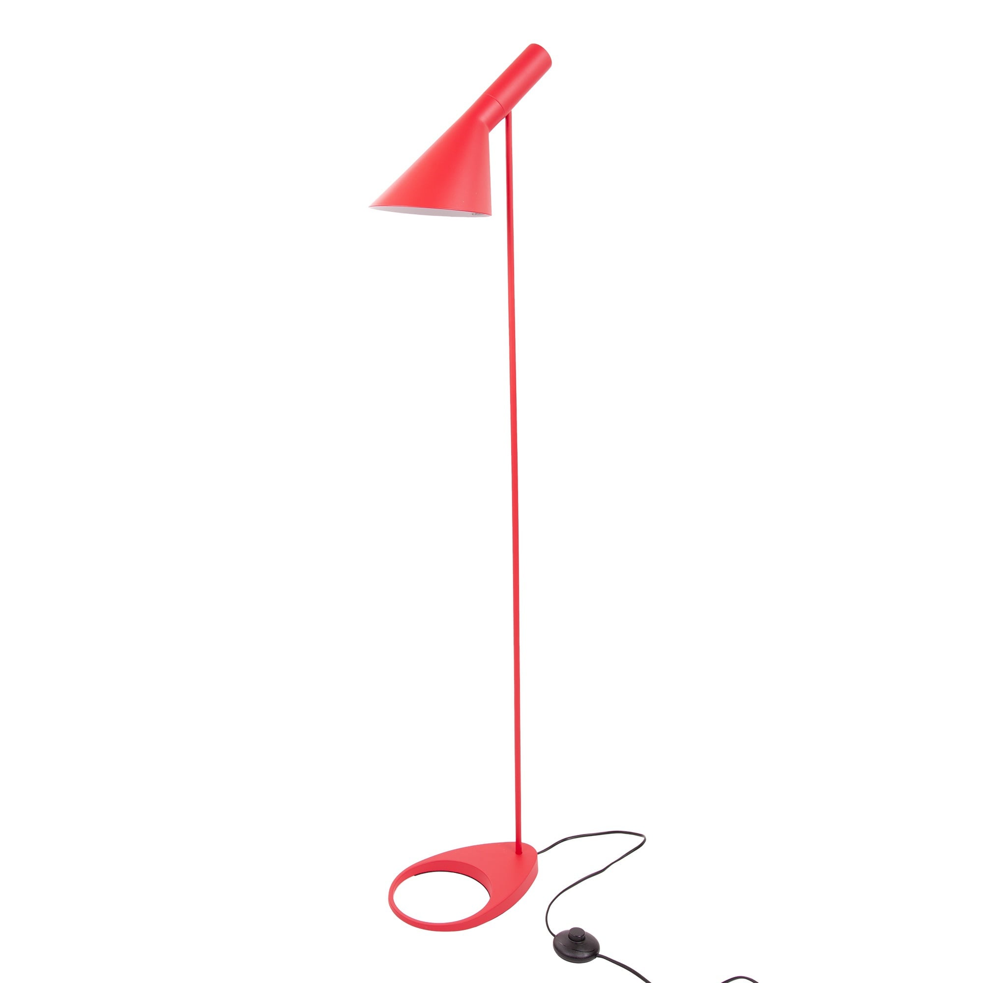 Arne Jacobsen style, Stehleuchten DD D AJ Lampe rot