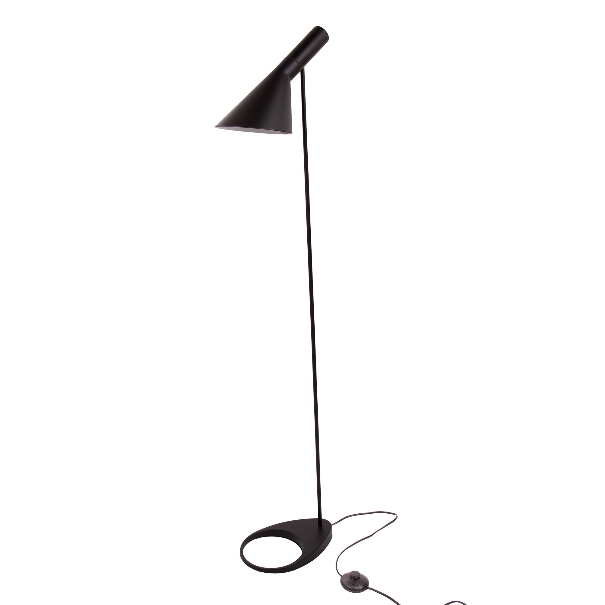 Arne Jacobsen style, Stehleuchten DD D AJ Lampe schwarz