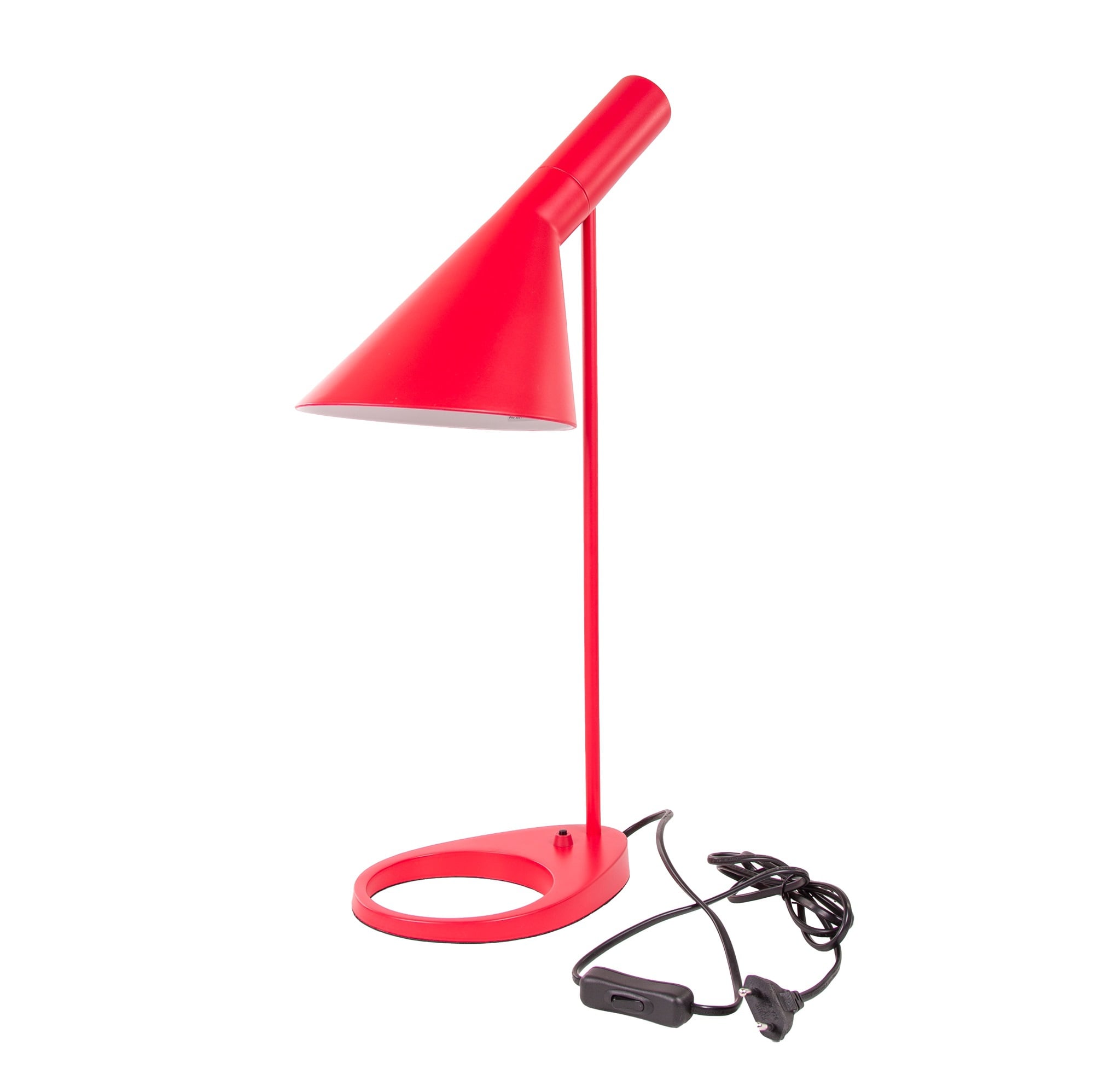 Arne Jacobsen style, Tischleuchte DD D AJ Lampe rot