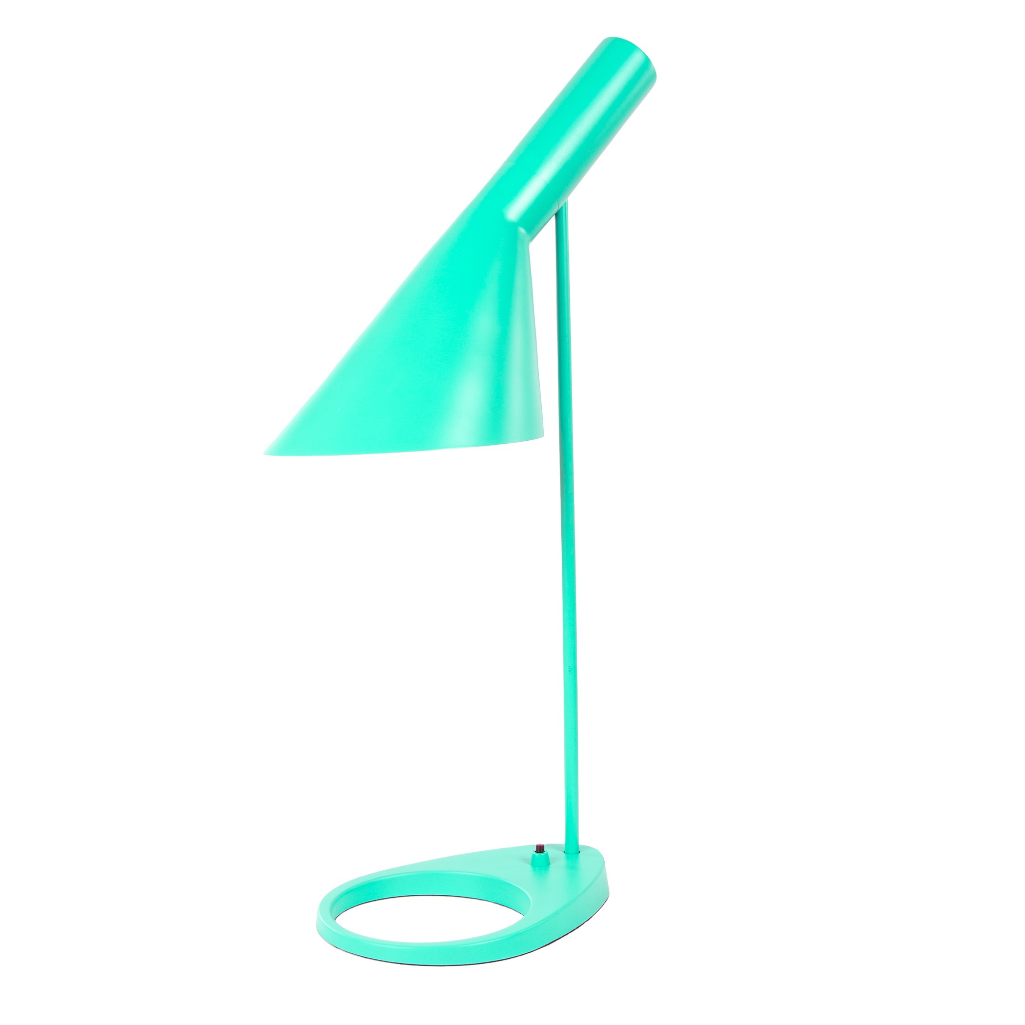 Arne Jacobsen style, Tischleuchte DD D AJ Lampe hellblau