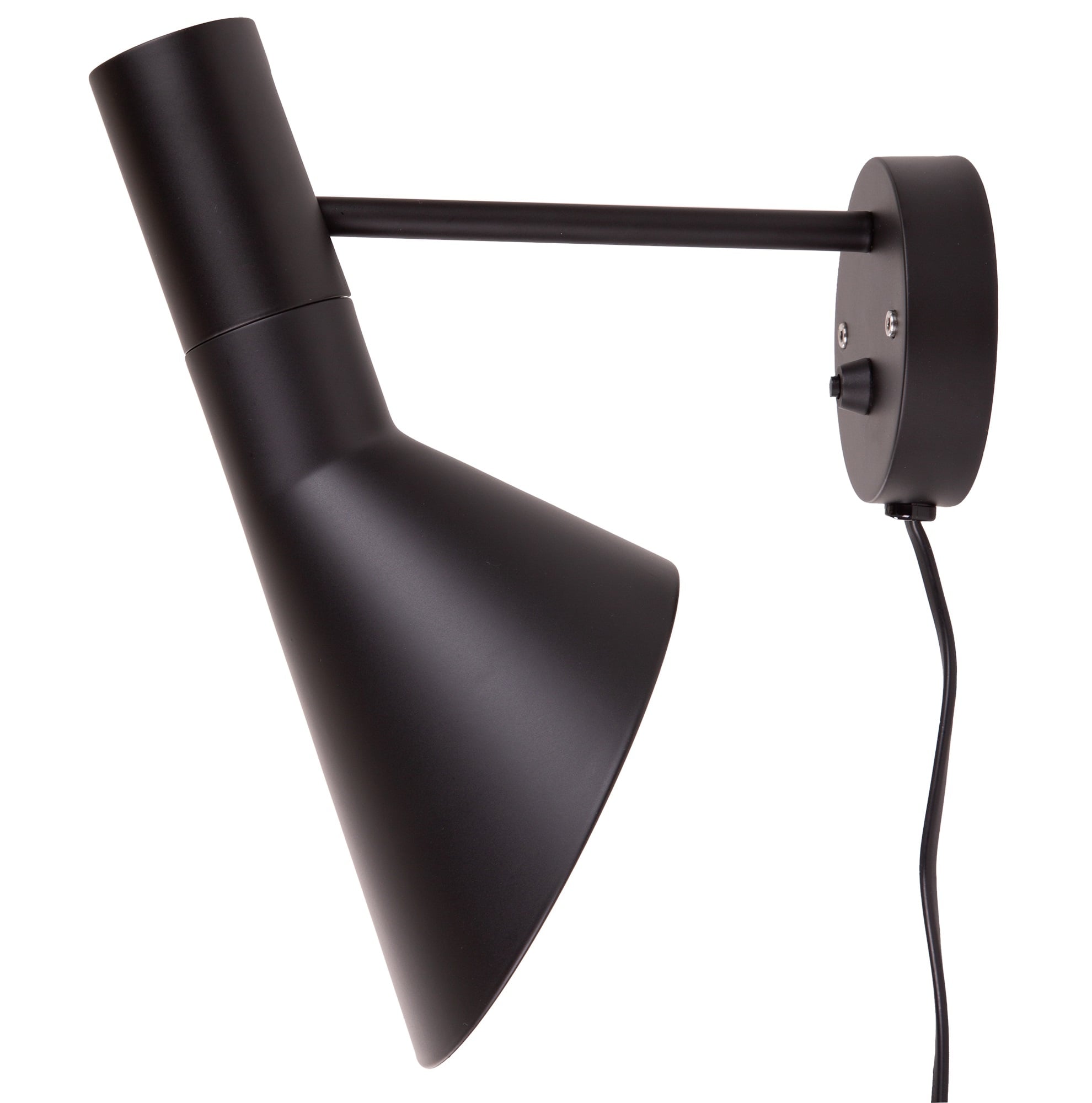 Arne Jacobsen style, Wandleuchte DD D AJ Lampe schwarz