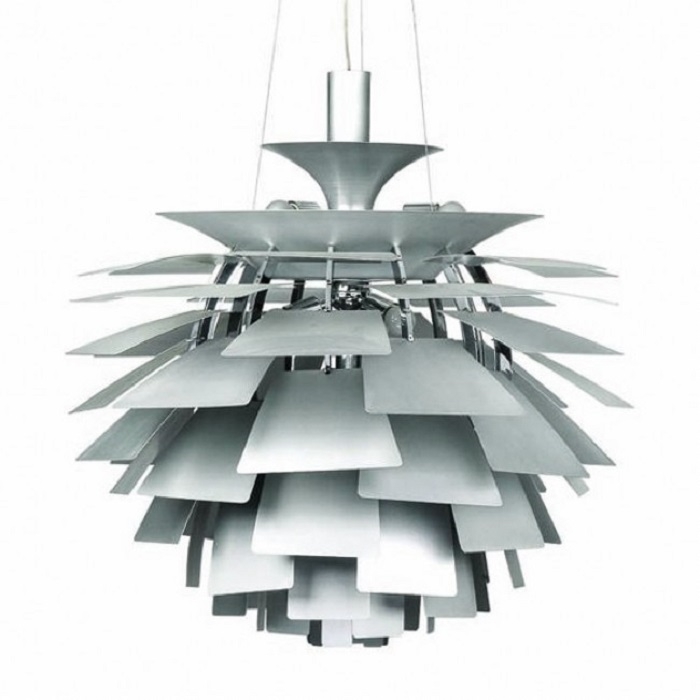Poul Henningsen style, Pendelleuchte Artischocke Lampe 56cm Aluminium
