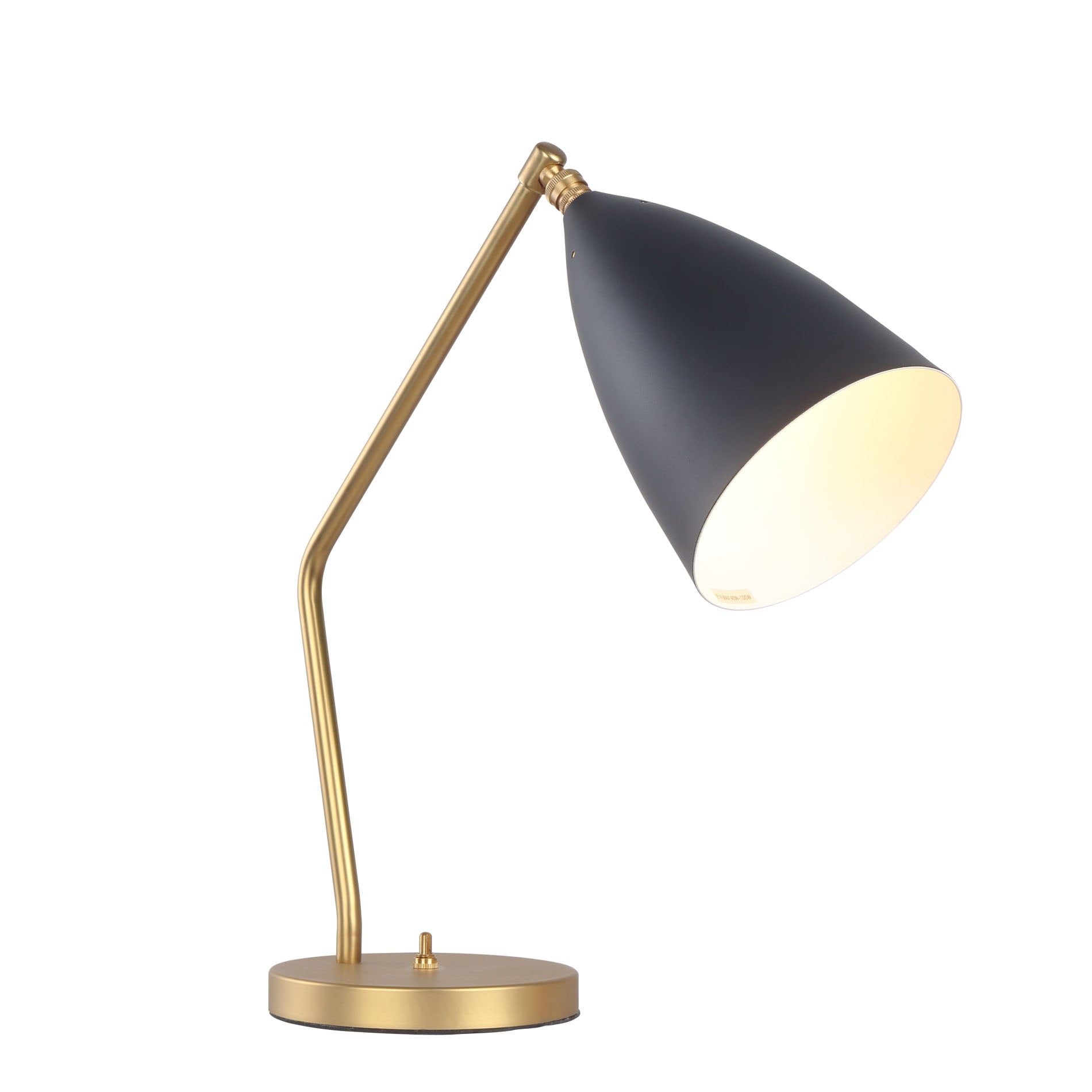 Greta Magnusson style, Tischleuchte Gräshoppa schwarz