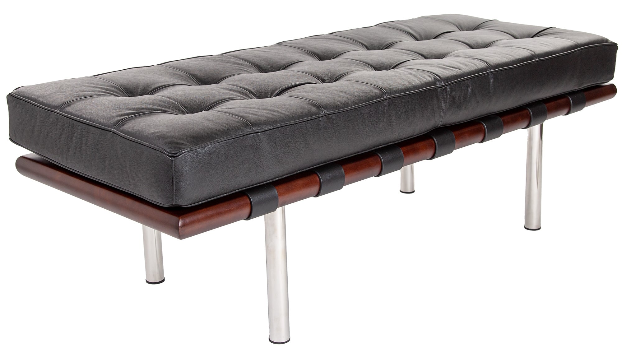 Ludwig Mies vd Rohe style, Bank Barcelona Pavillion Bank schwarz