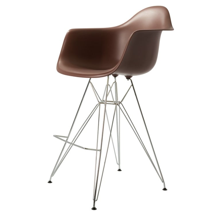 Charles Eames style, Barhocker DAR PP choco