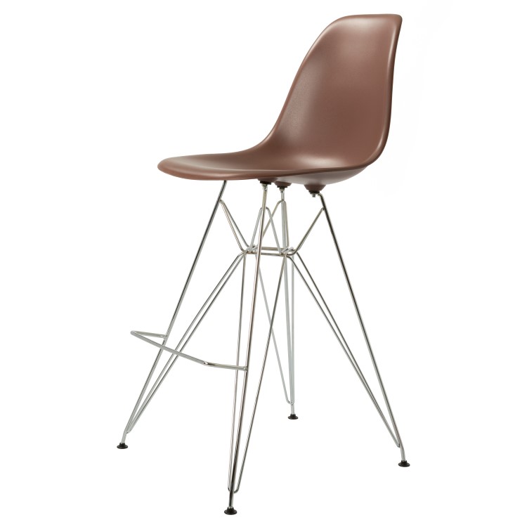 Charles Eames style, Barhocker DSR matt PP choco
