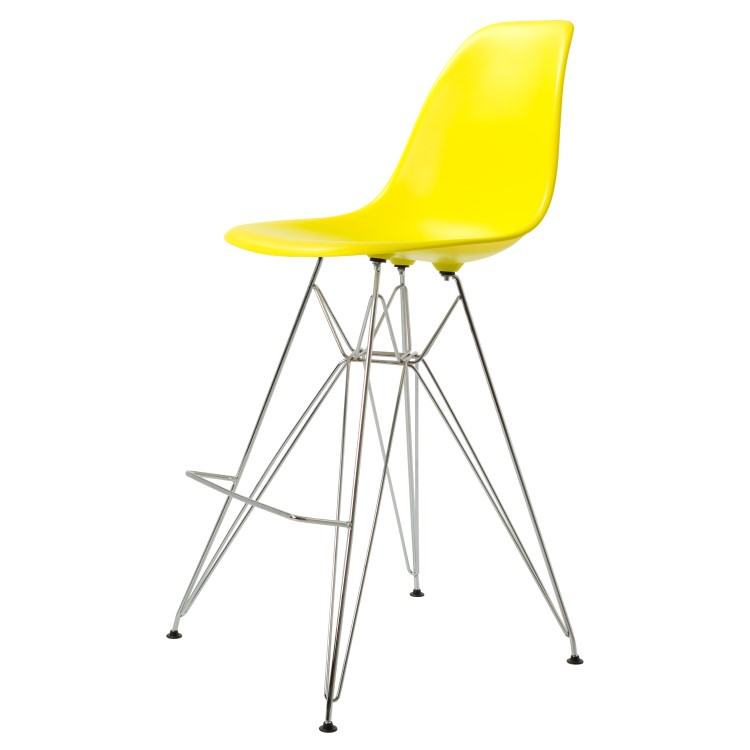 Charles Eames style, Barhocker DSR matt PP neonlime