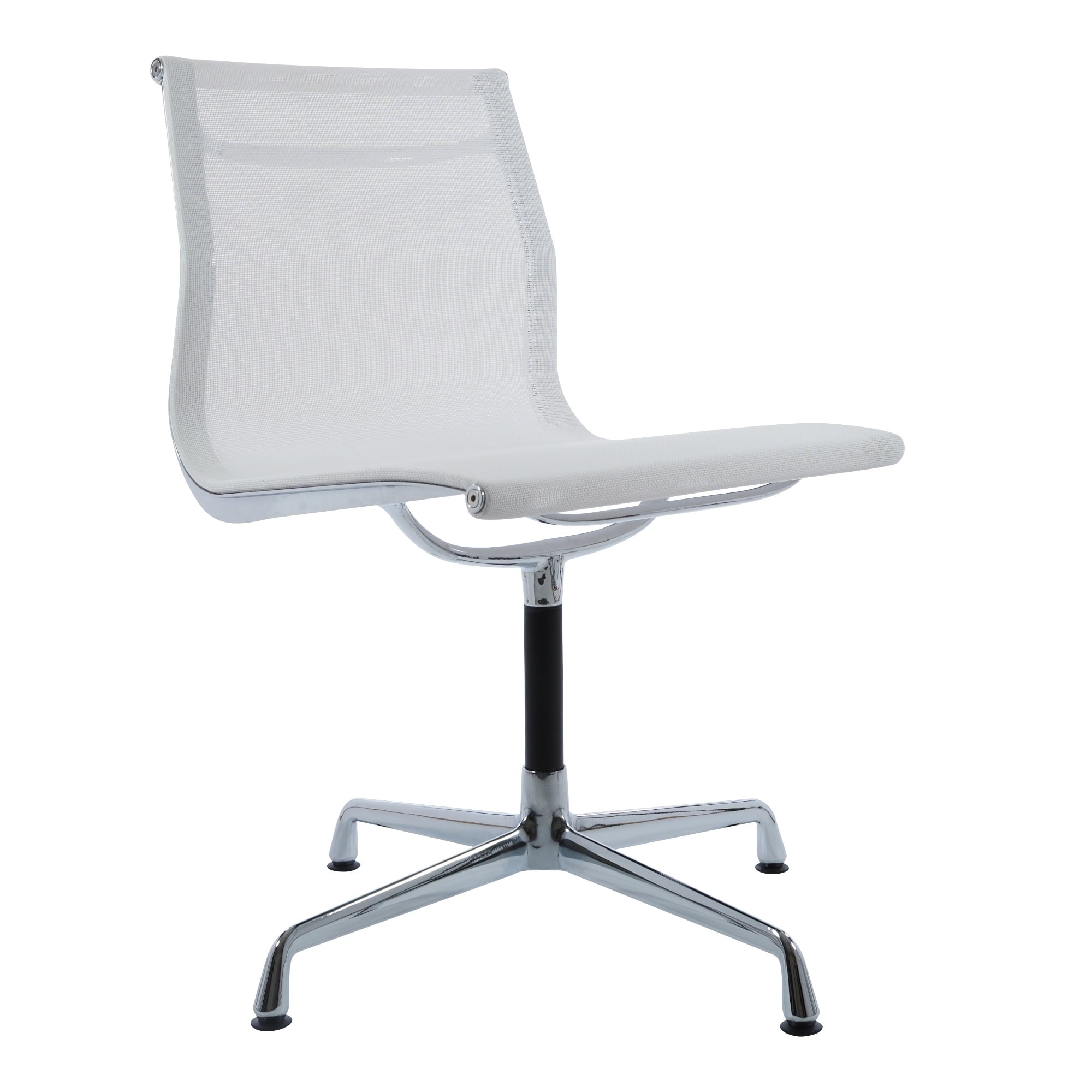 Charles Eames style, Konferenz Chef Sessel EA105 mesh netweave weiß