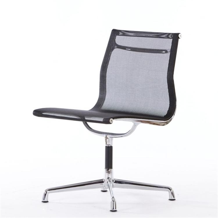 Charles Eames style, Konferenz Chef Sessel EA105 mesh netweave schwarz