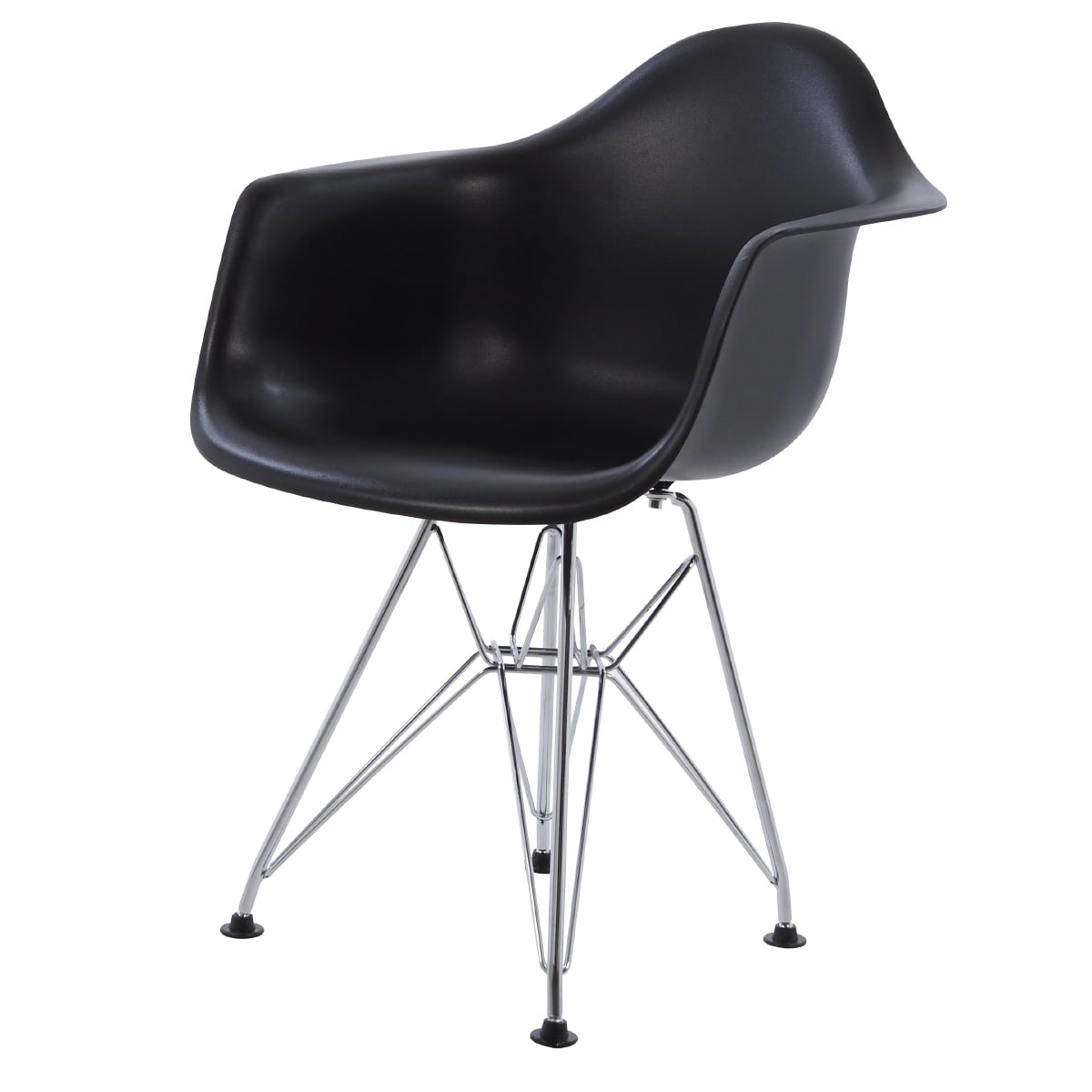 Charles Eames style, Kinderstuhl DAR Junior schwarz