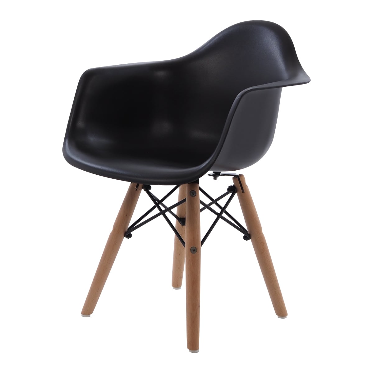 Charles Eames style, Kinderstuhl DAW Junior schwarz