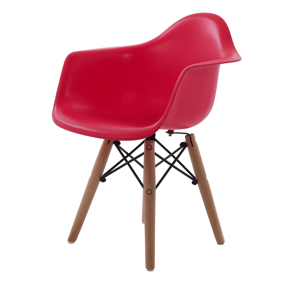 Charles Eames style, Kinderstuhl DAW Junior rot