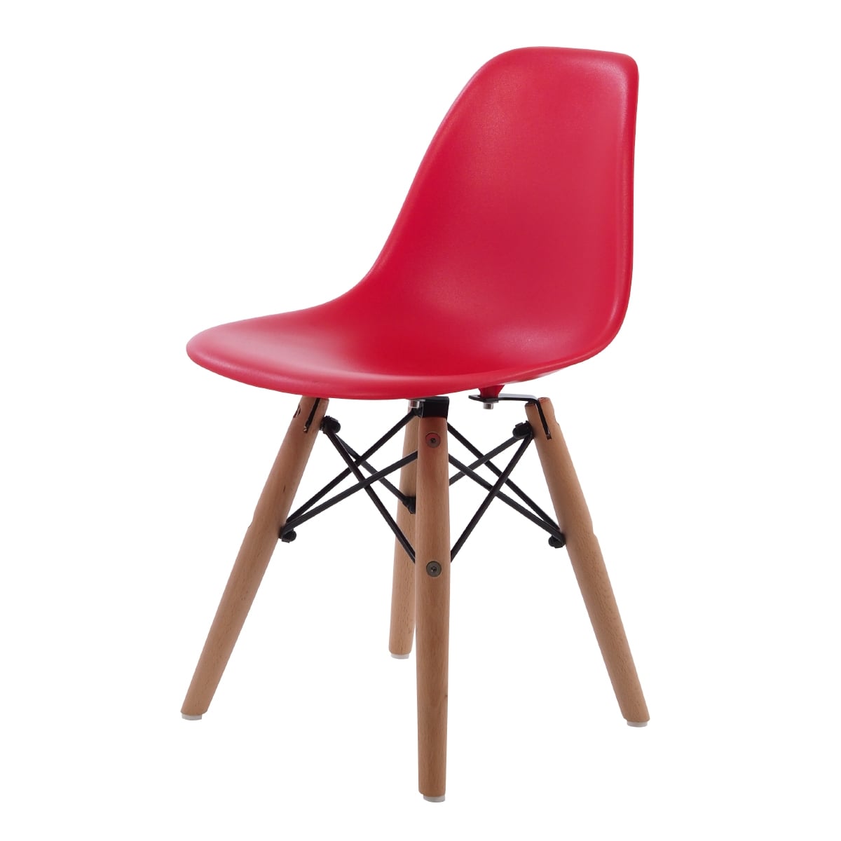 Charles Eames style, Kinderstuhl DSW Junior rot