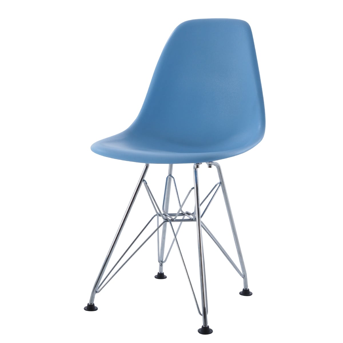 Charles Eames style, Kinderstuhl DSR Junior hellblau