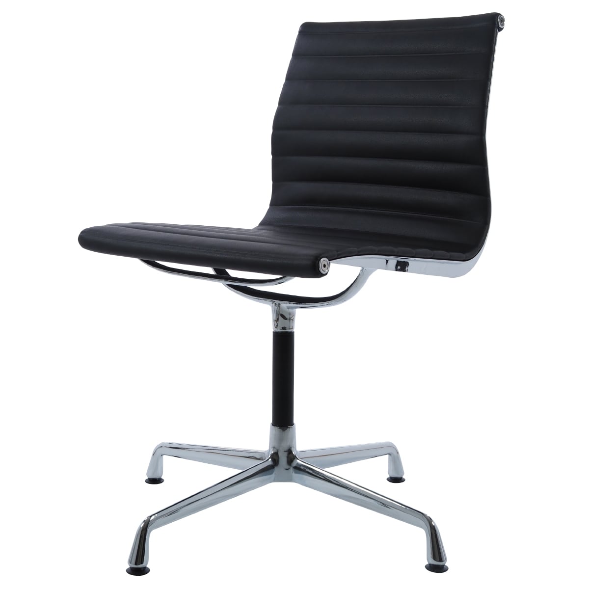 Charles Eames style, Konferenz Chef Sessel EA105 Leder schwarz