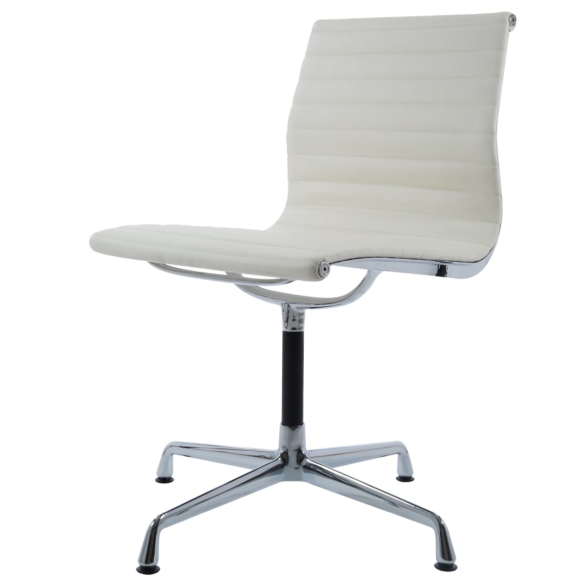 Charles Eames style, Konferenz Chef Sessel EA105 Leder creme