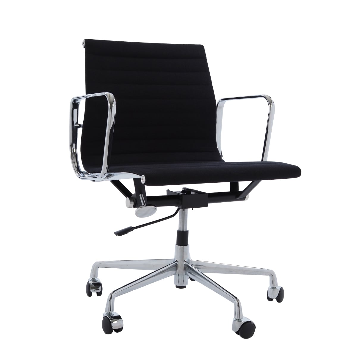 Charles Eames style, Bürostuhl EA117 Hopsack schwarz