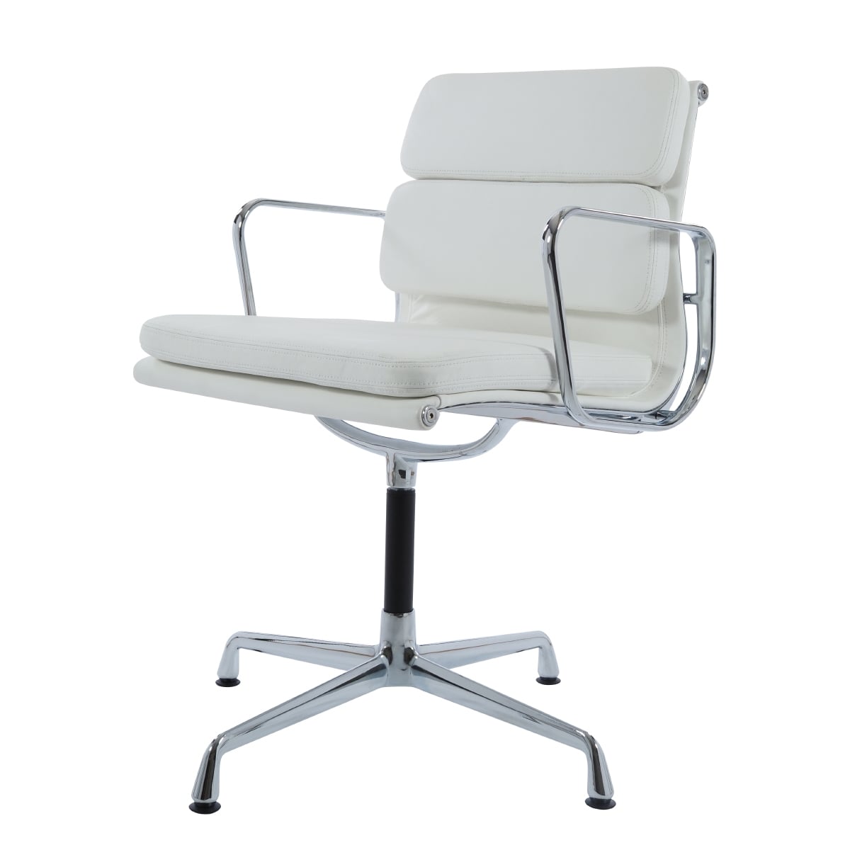 Charles Eames style, Konferenz Chef Sessel EA208 weiß