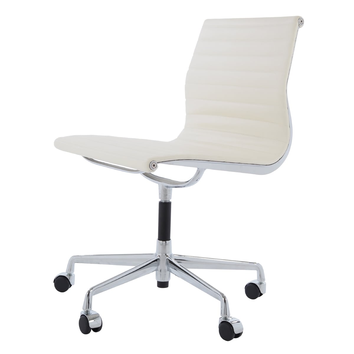Charles Eames style, Konferenz Chef Sessel EA105 creme