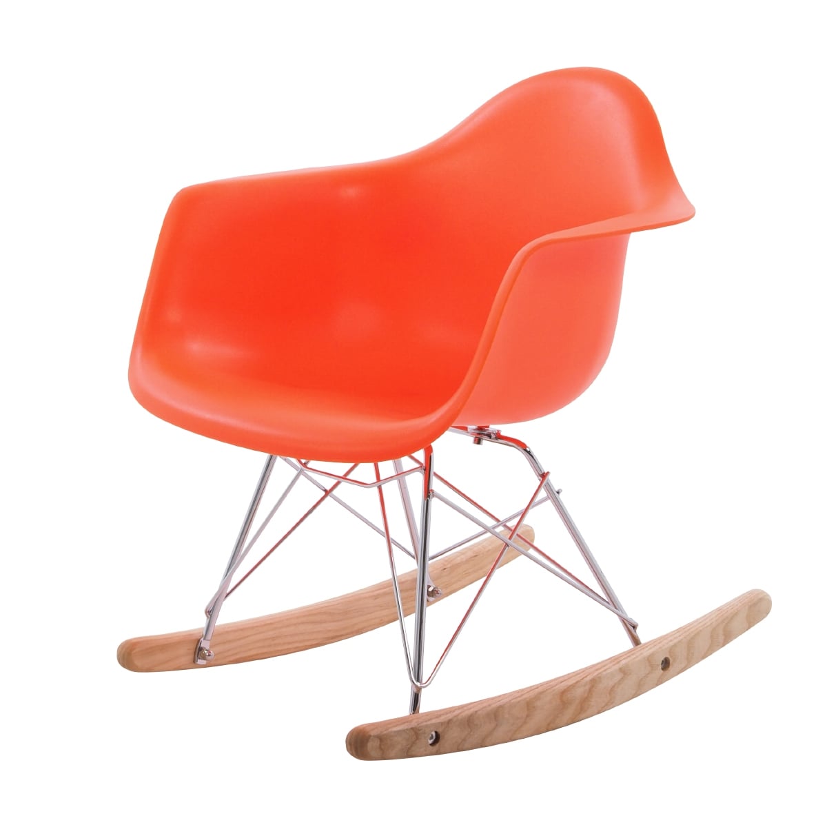 Charles Eames style, Schaukelstuhl RAR Junior orange