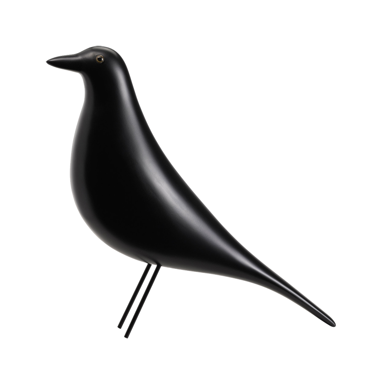 Charles Eames style, Dekoration Housebird schwarz