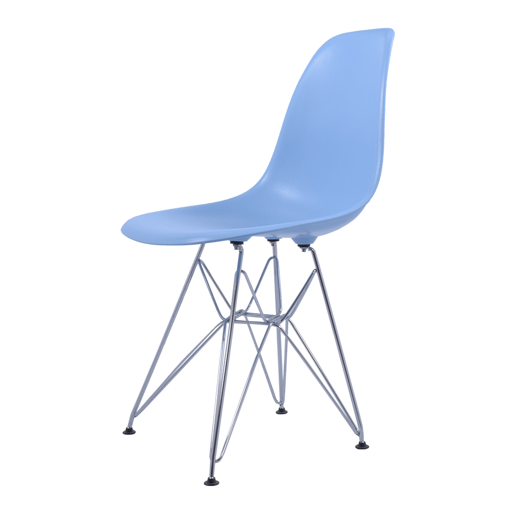 Charles Eames style, Esszimmerstuhl DSR ABS hellblau