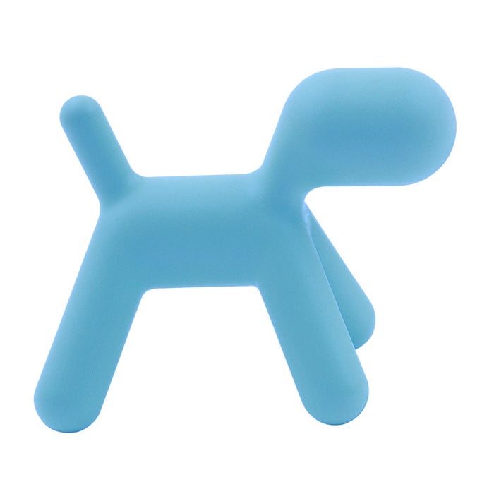 Eero Aarnio style, Kinderstuhl Puppy chair klein blau