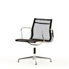 Charles Eames style, Konferenz Chef Sessel EA108 mesh netweave schwarz