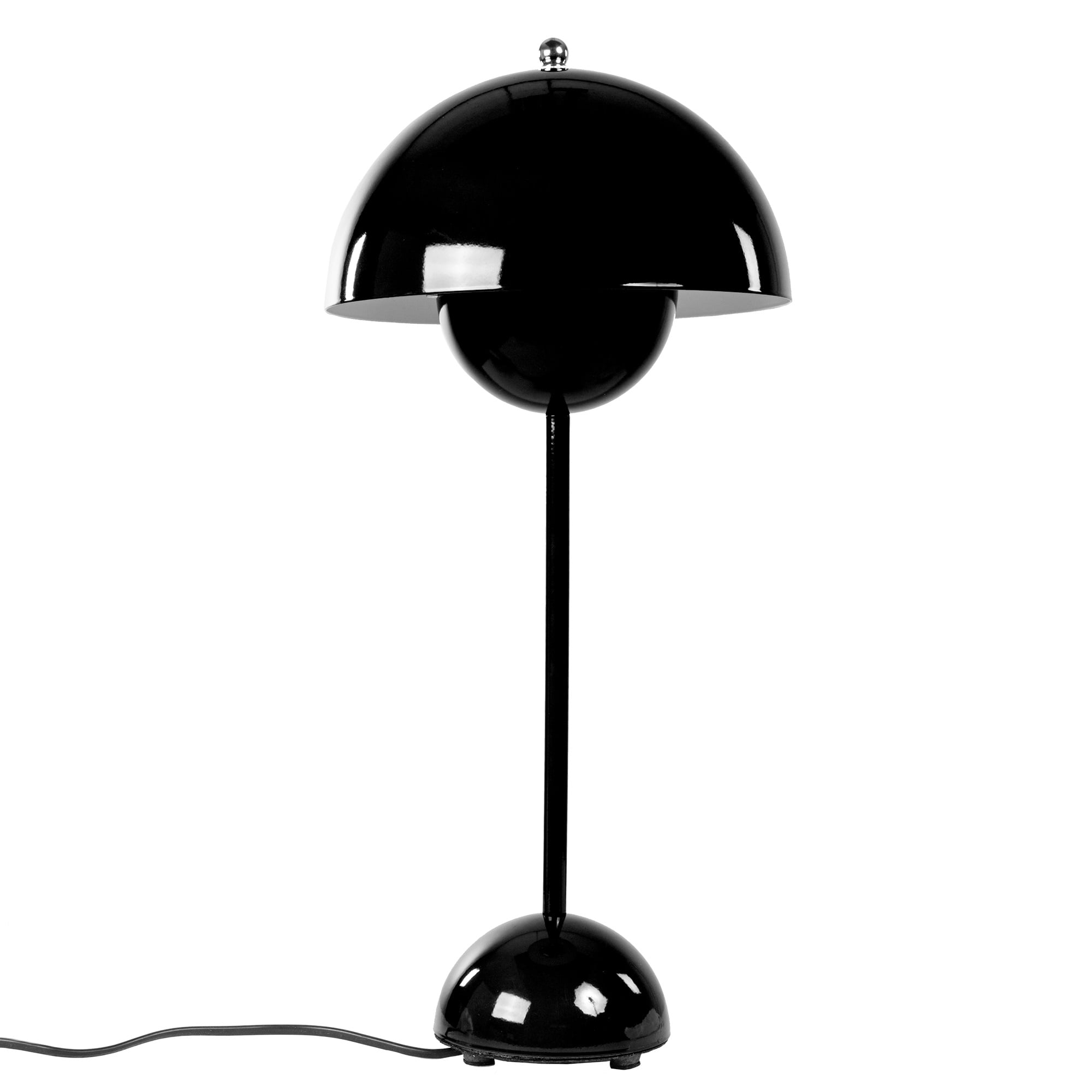 Verner Panton style, Tischleuchte Flower Pot VP3 schwarz