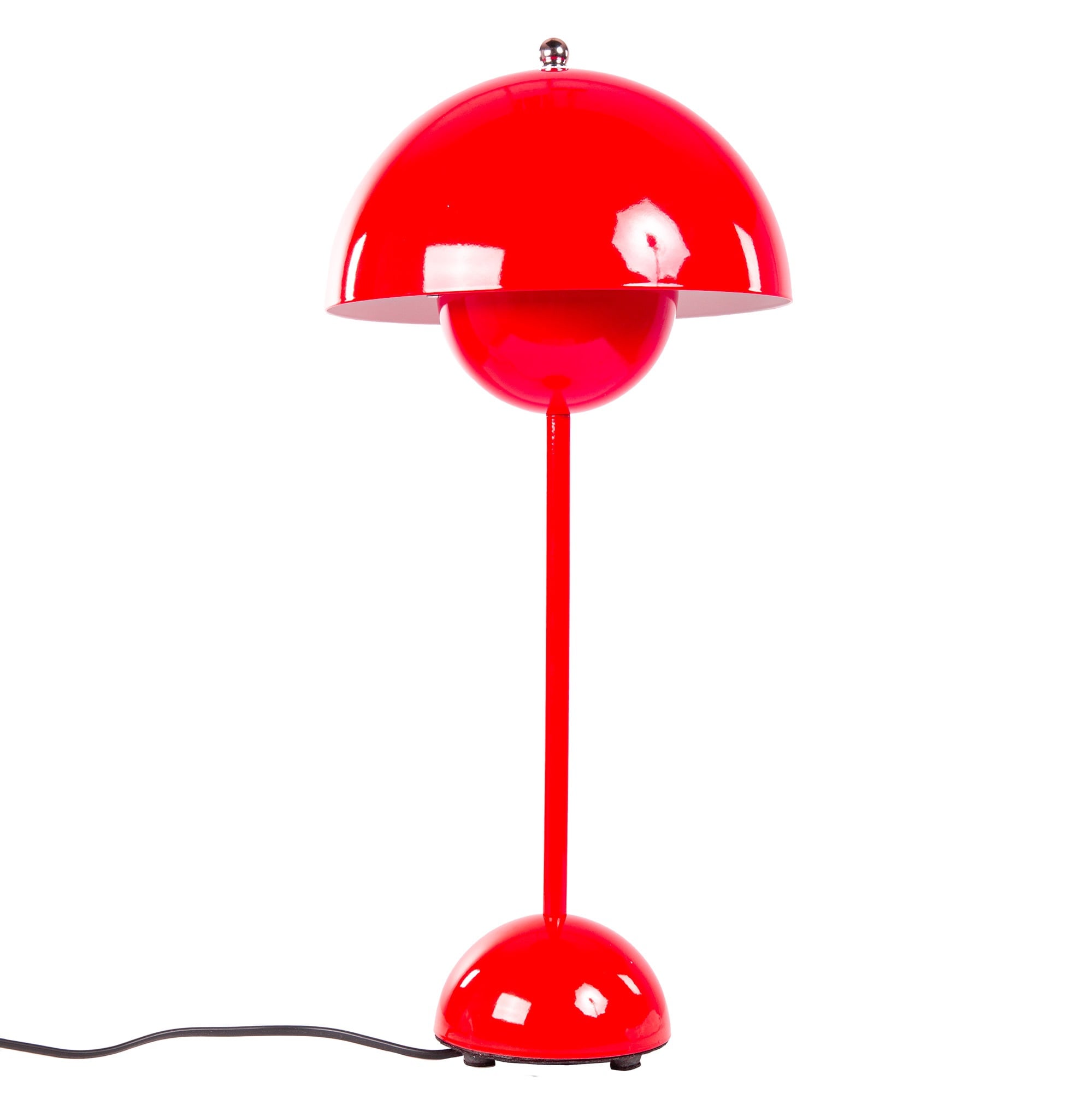 Verner Panton style, Tischleuchte Flower Pot VP3 rot
