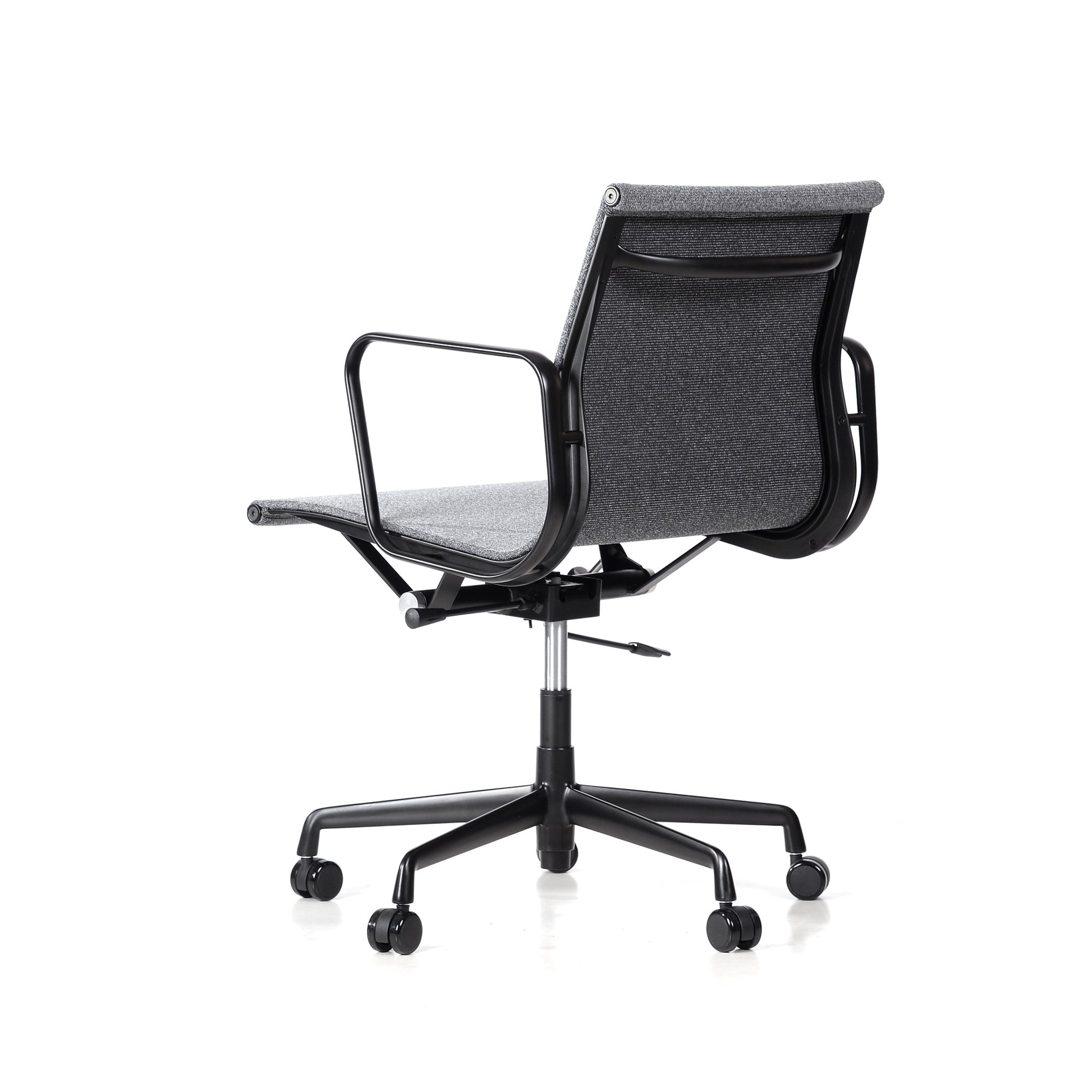 Charles Eames style, Bürostuhl EA117 Fabric Mesh black base dunkelgrau
