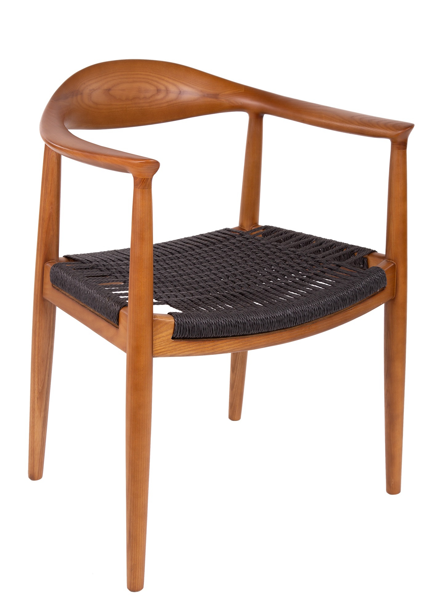Wegner style, Esszimmerstuhl kennedy chair Nussbaum schwarz