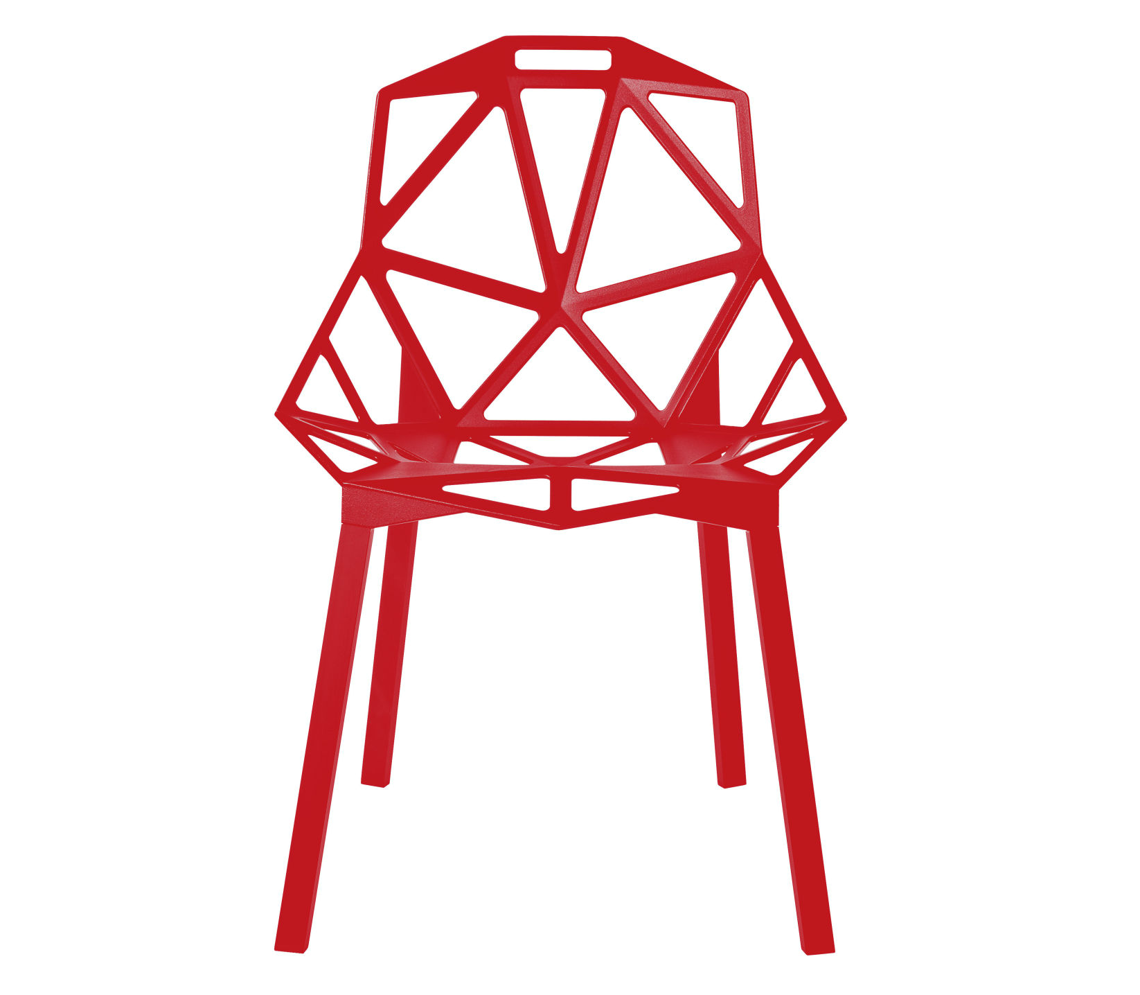 Konstantin Grcic style, Esszimmerstuhl One stuhl rot
