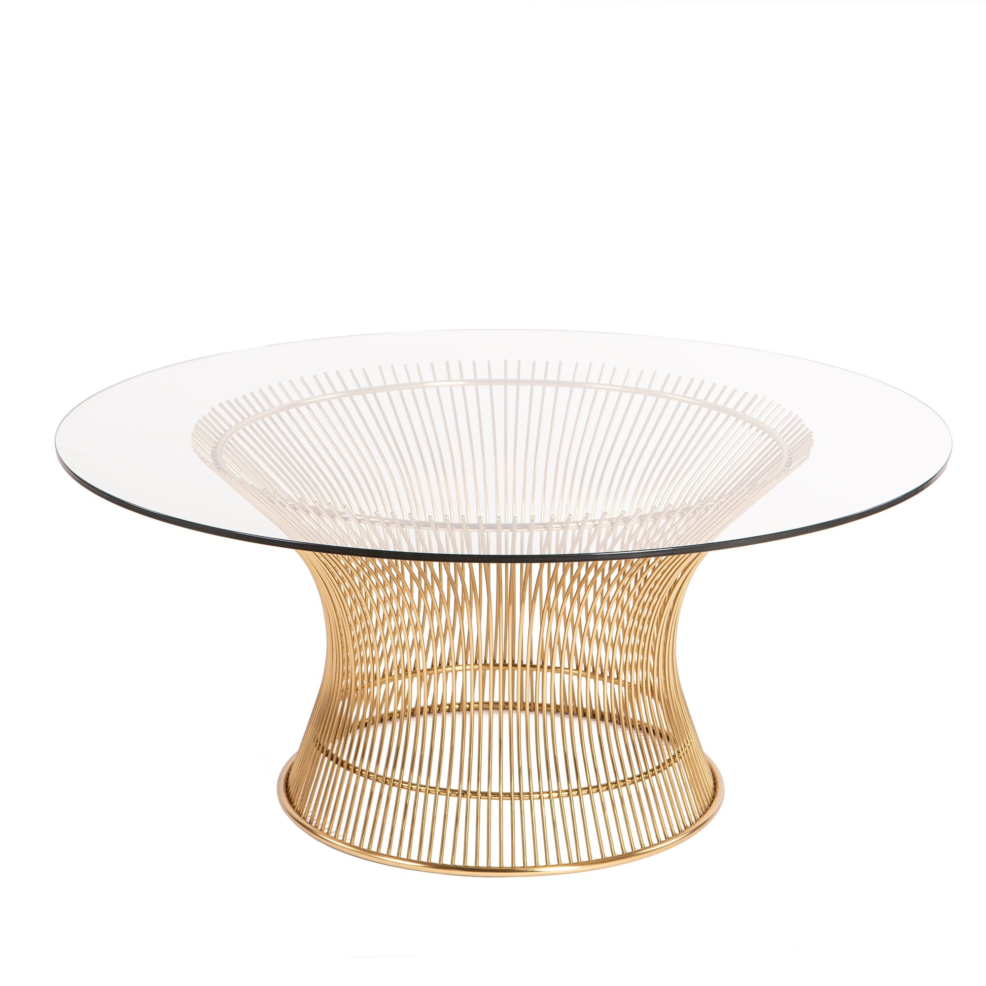 Warren Platner style, Kaffee Tisch Wire Tisch Gold