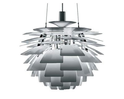 Poul Henningsen style, Pendelleuchte Artischocke Lampe 72cm Aluminium
