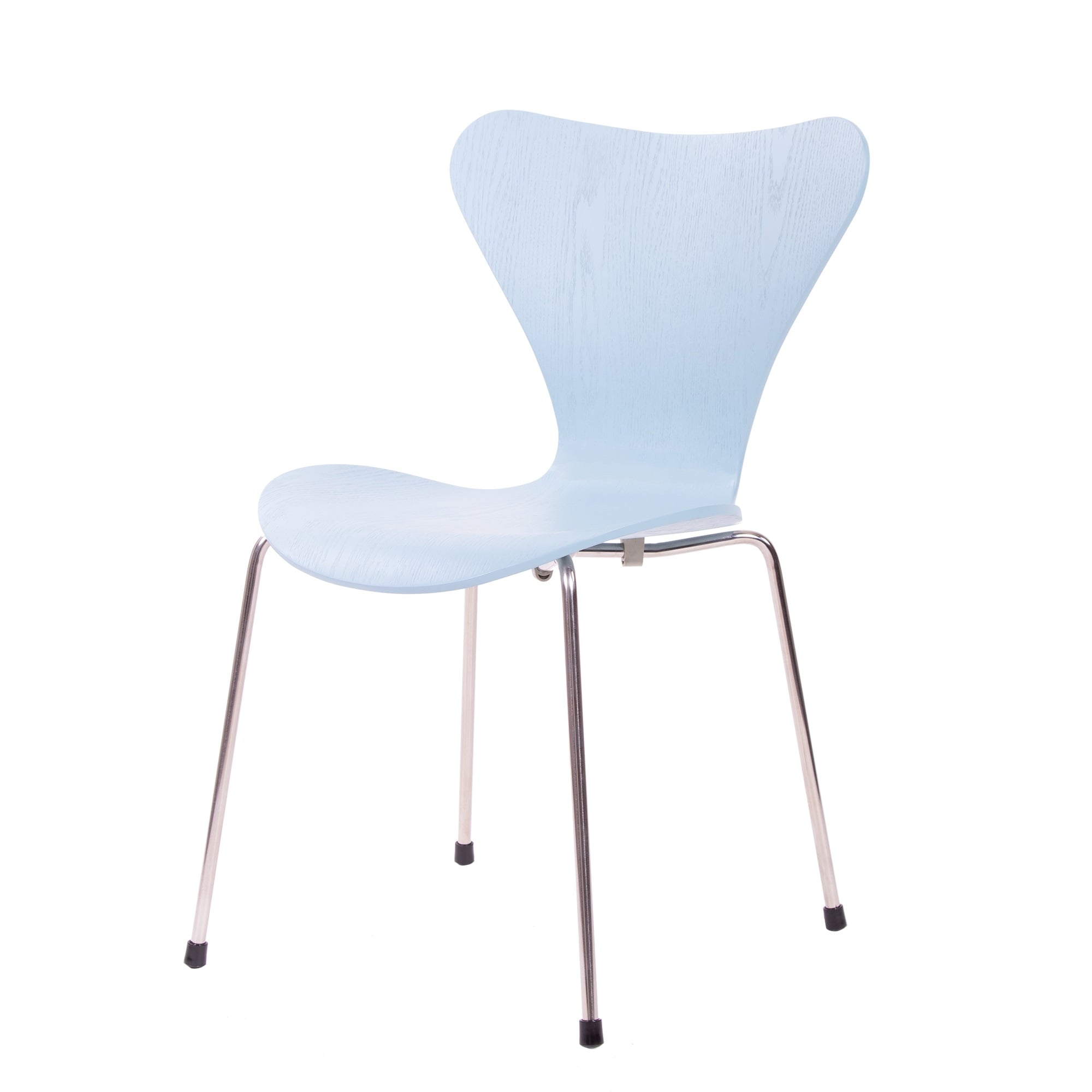 Arne Jacobsen style, Esszimmerstuhl Butterfly series hellblau