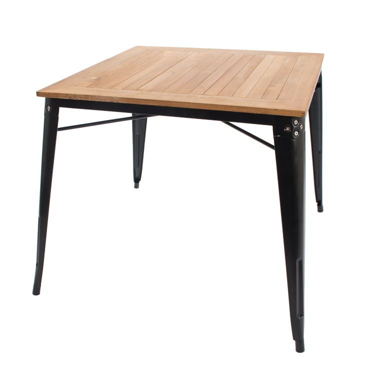 Xavier Pauchard style, Esstisch Outdoor-Tisch im Tolix-Stil Esstisch schwarz